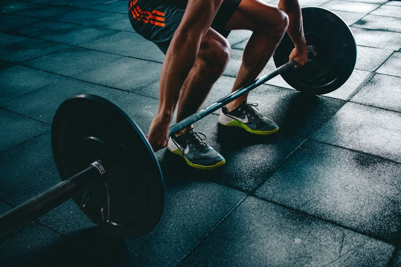 Muscle building with protein